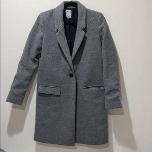 Zara grey wool coat, small